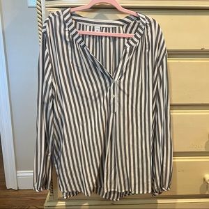 Old Navy Pinstripe Blouse